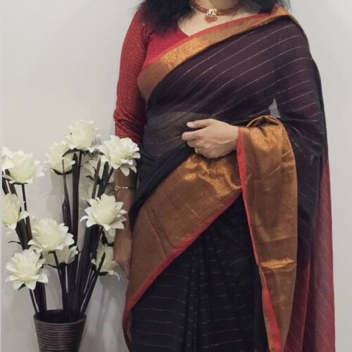 New Arrivals Mul Cotton Handloom Saree